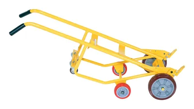 Vestil RDBT-PO multi-purpose drum trucks cradle shown from an alternate angle