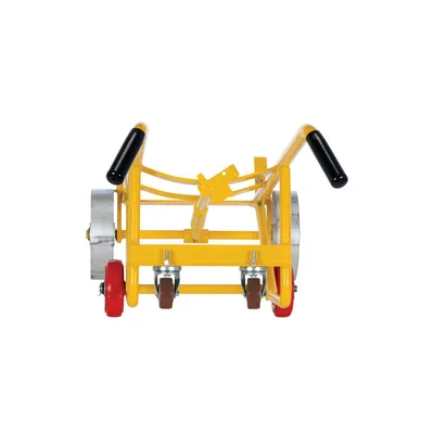 Vestil RDBT-SS multi-purpose drum trucks cradle shown from an alternate angle