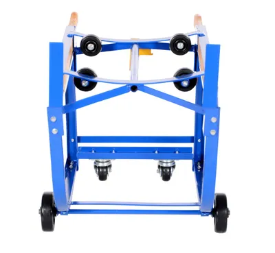 Vestil RDC-1000-5PO deluxe rotating drum cart shown from an alternate angle