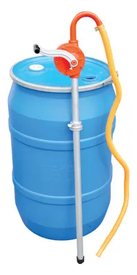 Vestil RDP-55 rotary drum pump shown from an alternate angle