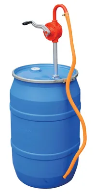 Vestil RDP-55 rotary drum pump shown from an alternate angle