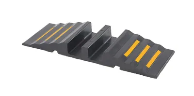 Vestil RHCB-12 molded rubber hose & cable crossover