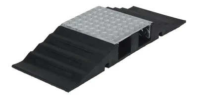 Vestil RHCB-12A molded rubber hose & cable crossover shown from an alternate angle