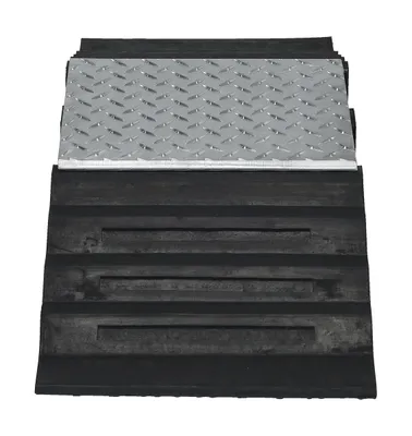 Vestil RHCB-12A molded rubber hose & cable crossover shown from an alternate angle