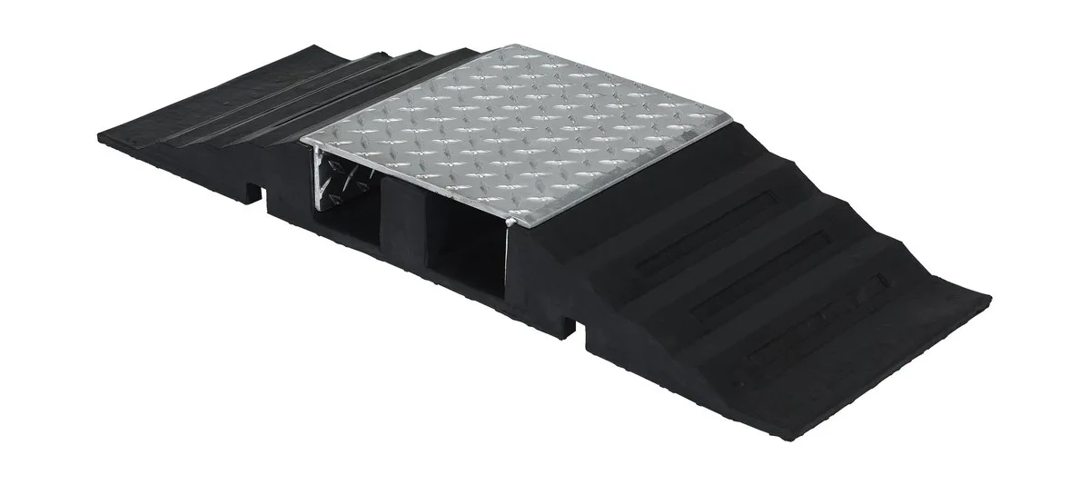 Vestil RHCB-12A molded rubber hose & cable crossover