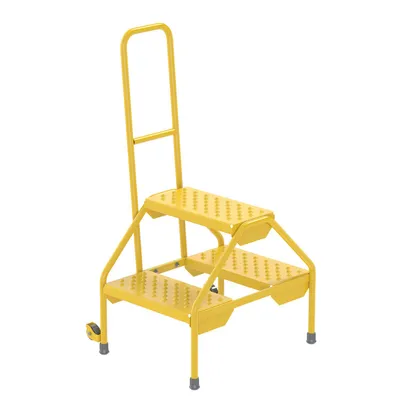 Vestil RLAD-P-2-Y portable two-step ladder