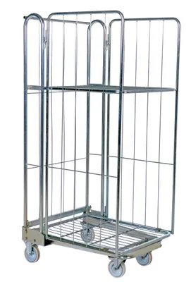 Vestil ROL-85 foldable nestable roller container
