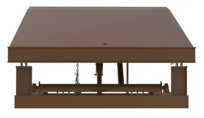 Vestil RR-68-20 mechanical dock leveler shown from an alternate angle