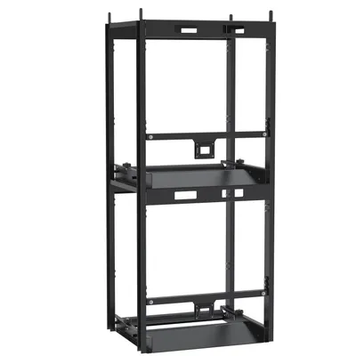 Vestil RRD-ST-1030-5 stackable reel roll dispenser shown from an alternate angle