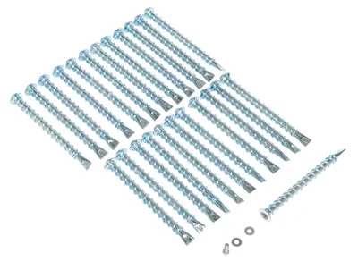 Vestil RSH-108-HD-AK-KIT rubber speed hump