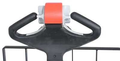 Vestil RT-EPT-2-48 electric powered rough terrain pallet truck shown from an alternate angle