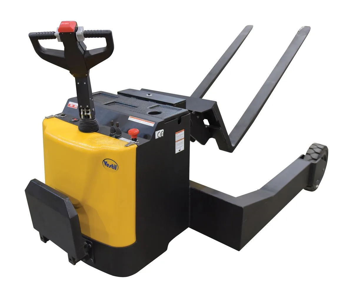 Vestil RT-EPT-2.5-60-TLT rough terrain tilting electric pallet truck