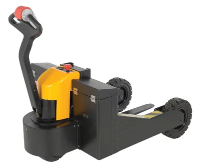 Vestil RT-EPT-3-24 electric powered rough terrain pallet truck shown from an alternate angle