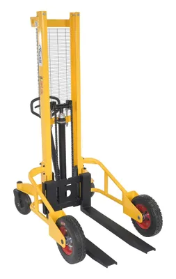 Vestil RT-NMS-60-AF rough terrain stacker shown from an alternate angle
