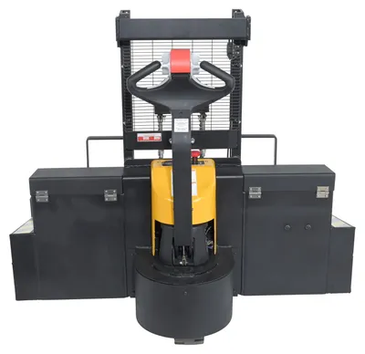 Vestil RT-S-35-AF rough terrain stacker shown from an alternate angle