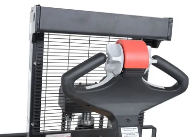Vestil RT-S-35-AF rough terrain stacker shown from an alternate angle