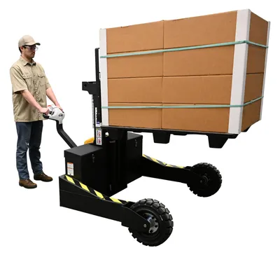 Vestil RT-S-35-AF rough terrain stacker shown from an alternate angle
