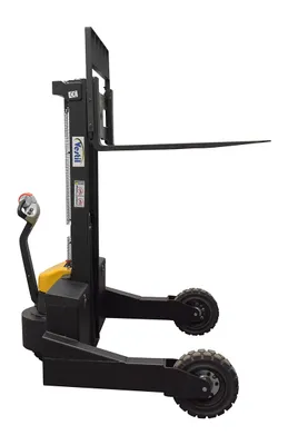 Vestil RT-S-62-AF rough terrain stacker shown from an alternate angle