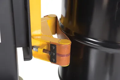 Vestil S-CB-62-SDC counter-balanced drum lifters (powered lift & power drive) shown from an alternate angle