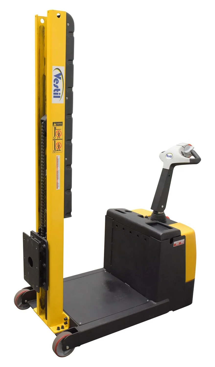 Vestil S-CB-NM-60 counter balanced narrow stacker w multi-use attachment