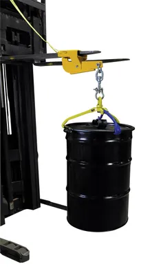 Vestil S-FORK-4-AT hoisting hook shown from an alternate angle