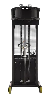 Vestil S-MU-VDGR-64 fully powered vertical gripper rotator shown from an alternate angle