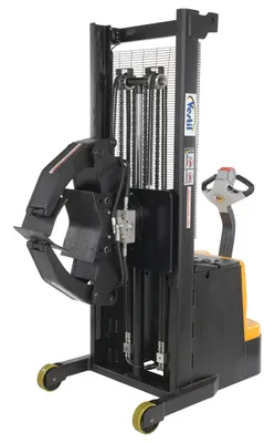 Vestil S-MU-VRGR-72 fully powered vertical gripper rotator shown from an alternate angle