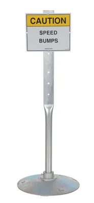 Vestil S-STAND sign stand shown from an alternate angle