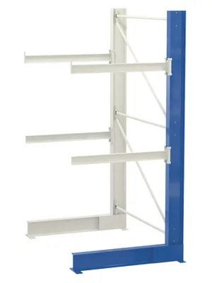 Vestil SAC-1248 structural cantilever racking shown from an alternate angle
