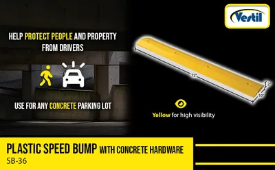 Vestil SB-36 speed bump feature highlights