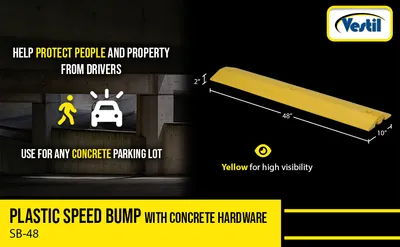 Vestil SB-48 speed bump feature highlights