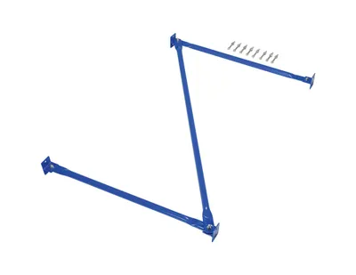 Vestil SB-C-6-36 standard-duty cantilever racking shown from an alternate angle
