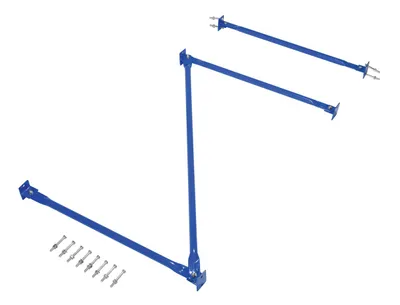 Vestil SB-C-8-36 standard-duty cantilever racking shown from an alternate angle