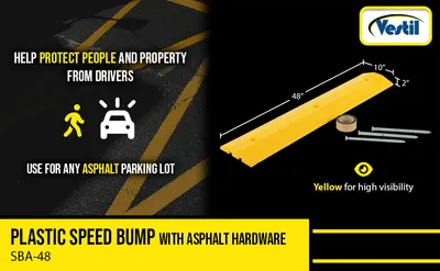 Vestil SBA-48 speed bump feature highlights