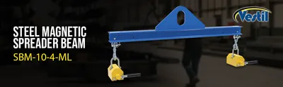 Vestil SBM-10-4-ML magnetic spreader beam feature highlights
