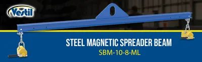 Vestil SBM-10-8-ML magnetic spreader beam feature highlights