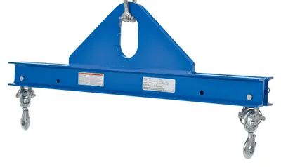 Vestil SBM-20-3 economy spreader beam shown from an alternate angle