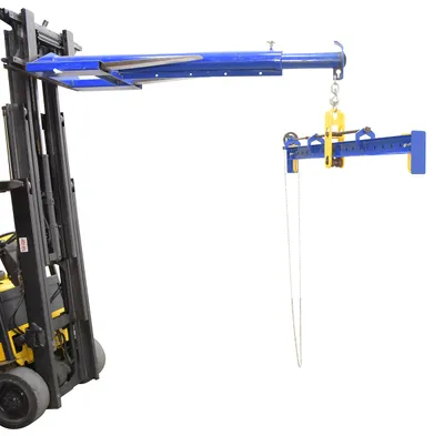 Vestil SBM-25-UBA-C spreader beam with adjustable hand chain crank bail