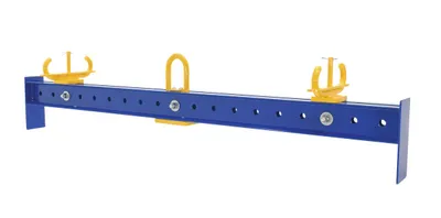 Vestil SBM-40-BLB basket lifting beam shown from an alternate angle