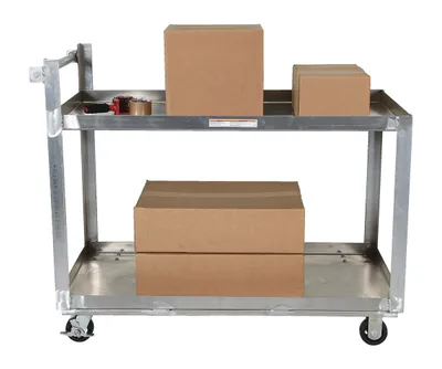 Vestil SCA2-2848 service cart shown from an alternate angle