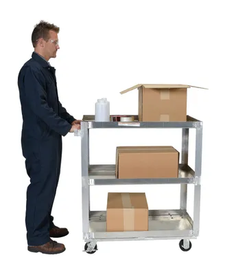 Vestil SCA3-2236 service cart shown from an alternate angle