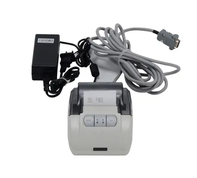 Vestil SCALE-S-CFT-PRINTER electronic digital floor scale shown from an alternate angle