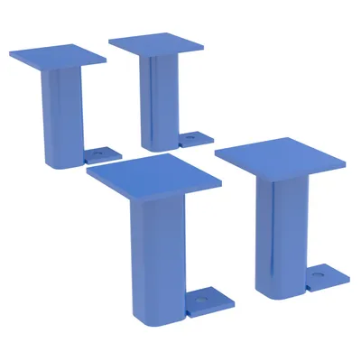 Vestil Steel Stationary Legs For Auto Hite Cart Models Blue