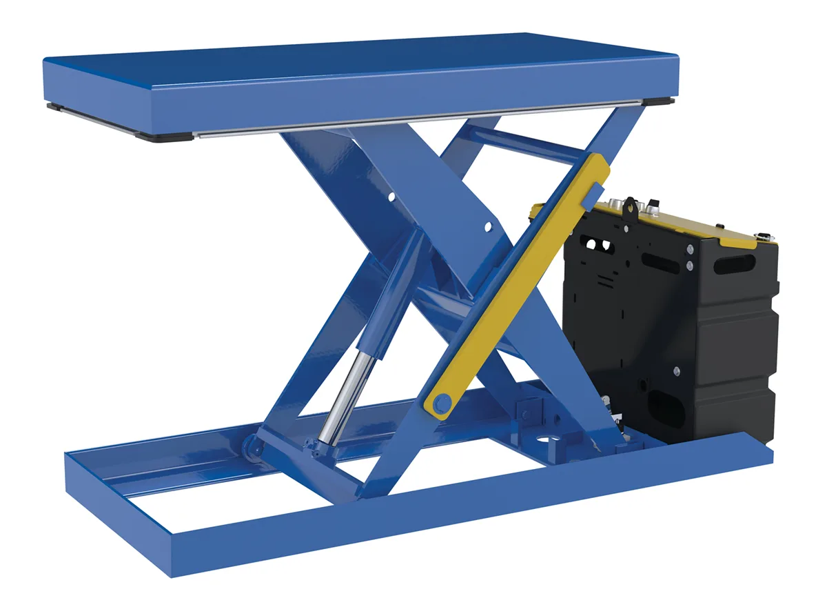 Vestil SCTAB-1000-2040-AC foot pump & powered scissor lift table