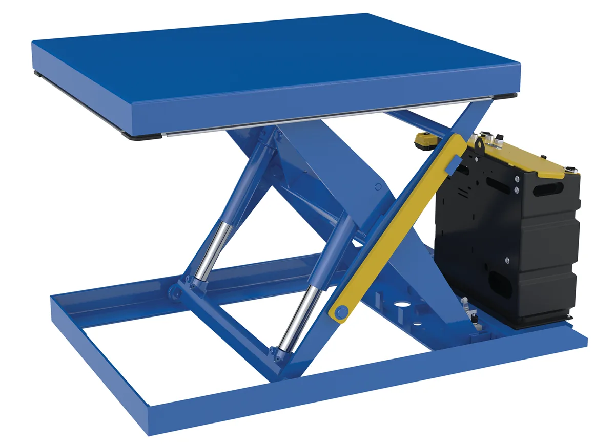 Vestil SCTAB-2000-3240-AC foot pump & powered scissor lift table