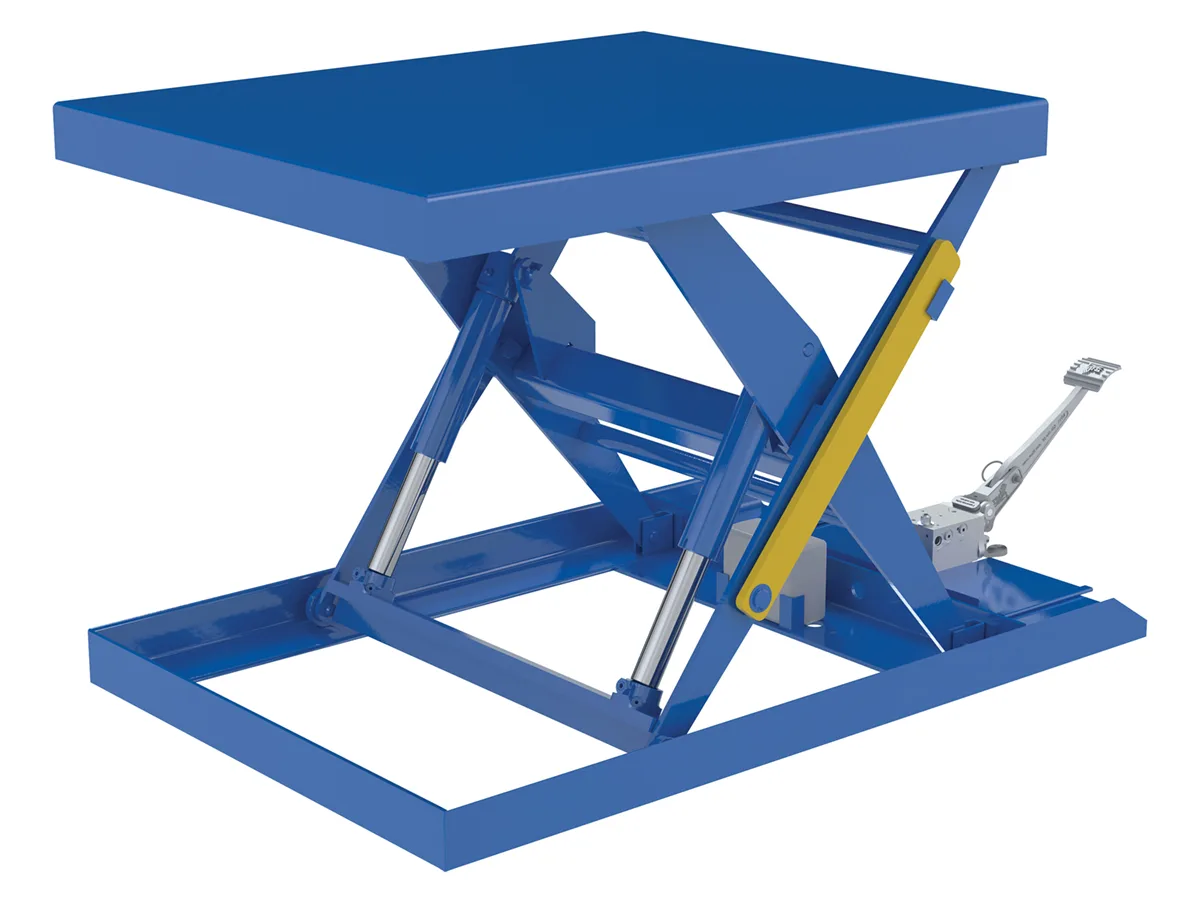 Vestil SCTAB-2000-3240-FP foot pump & powered scissor lift table