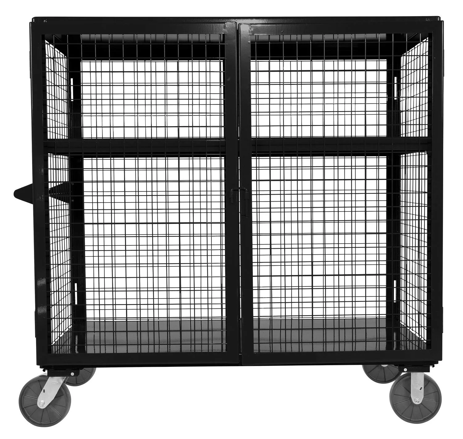 Vestil SCW-XM-3060-BK welded security cart