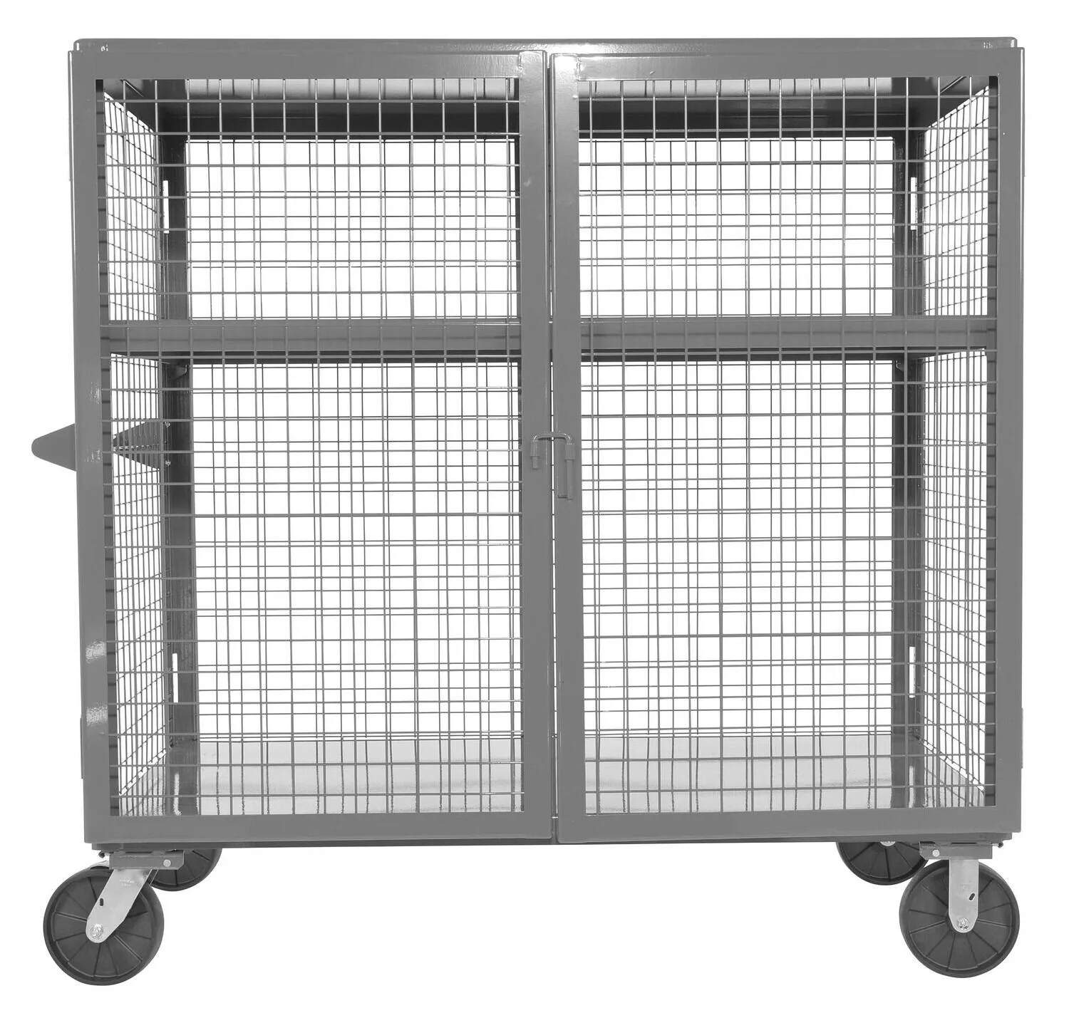 Vestil SCW-XM-3060-GYSG welded security cart