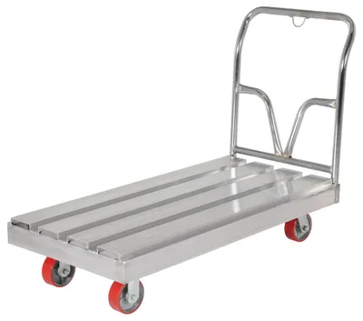 Vestil SDD-2448 aluminum channel platform truck shown from an alternate angle