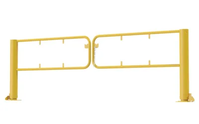 Vestil SDG-10 swivel dock gate shown from an alternate angle